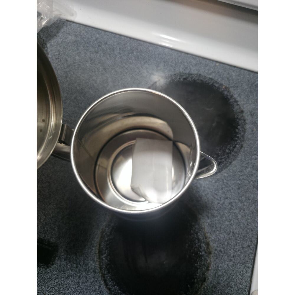 Vtg Style Aluminum Stovetop Coffee Percolator Pot 9 Cup Camp Cowboy Coffee Maker - Picture 5 of 7
